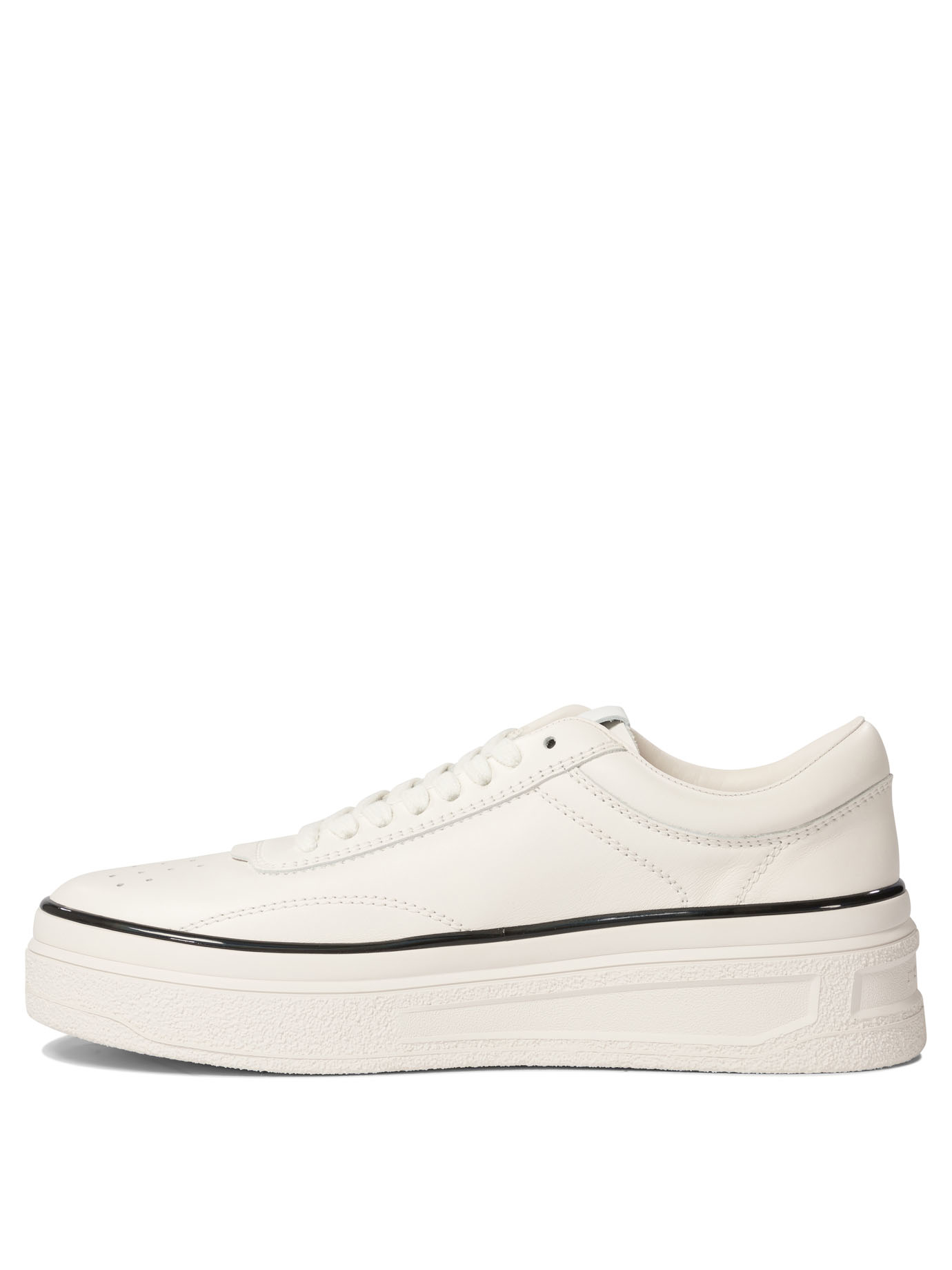 JIL SANDER White Sneakers with contrasting profiles